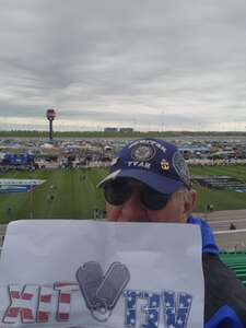 Lawrence attended NASCAR Craftsman Truck Series Heart of America 200 - Reserved Admission on May 4th 2024 via VetTix 
