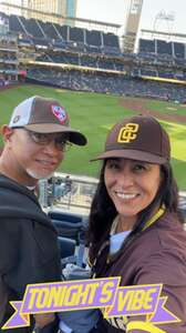 Cheryl attended San Diego Padres - MLB vs Colorado Rockies on May 13th 2024 via VetTix 