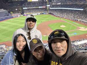 Elmer attended San Diego Padres - MLB vs Colorado Rockies on May 13th 2024 via VetTix 