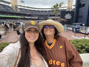 Loriann attended San Diego Padres - MLB vs Colorado Rockies on May 15th 2024 via VetTix 