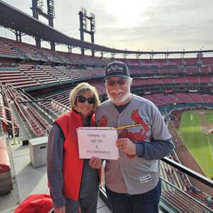Keith attended St. Louis Cardinals - MLB vs Arizona Diamondbacks on Apr 22nd 2024 via VetTix 