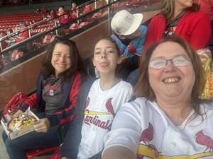 Tina attended St. Louis Cardinals - MLB vs Arizona Diamondbacks on Apr 22nd 2024 via VetTix 