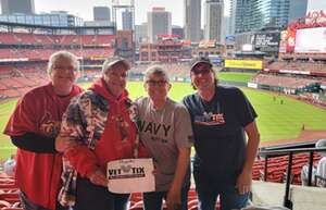 Lisa attended St. Louis Cardinals - MLB vs Arizona Diamondbacks on Apr 23rd 2024 via VetTix 