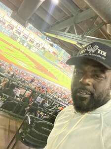 Raymond attended Houston Astros - MLB vs Oakland Athletics on May 13th 2024 via VetTix 