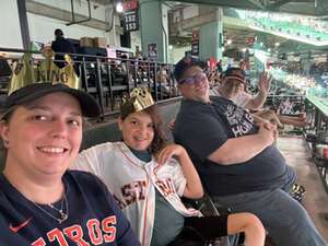 Lisa attended Houston Astros - MLB vs Oakland Athletics on May 14th 2024 via VetTix 