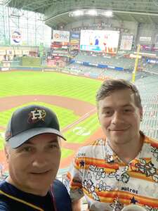 Skyler attended Houston Astros - MLB vs Cleveland Guardians on May 1st 2024 via VetTix 