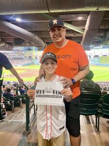 Juan Longoria attended Houston Astros - MLB vs Cleveland Guardians on May 2nd 2024 via VetTix 