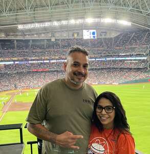 Salvador attended Houston Astros - MLB vs Atlanta Braves on Apr 16th 2024 via VetTix 