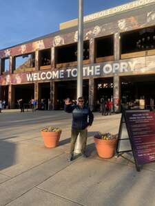 Jerry attended Grand Ole Opry on Mar 27th 2024 via VetTix 