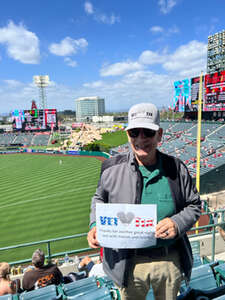 Sheldon attended Los Angeles Angels - MLB vs Baltimore Orioles on Apr 24th 2024 via VetTix 