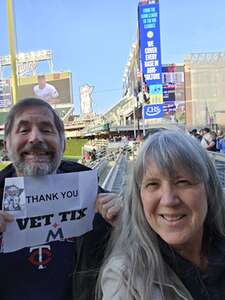 Cheryl attended Minnesota Twins - MLB vs Chicago White Sox on Apr 24th 2024 via VetTix 
