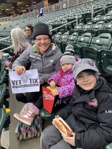 Kimberly attended Minnesota Twins - MLB vs Detroit Tigers on Apr 20th 2024 via VetTix 