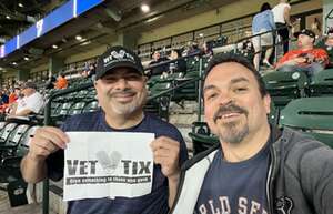 Eduardo attended Houston Astros - MLB vs. Sugarland Space Cowboys - MiLB on Mar 26th 2024 via VetTix 