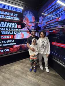 Juan attended ProBox TV Live Event - Adorno (18-3-2...5KO) vs. Walters (28-1-1...2KO) on Mar 27th 2024 via VetTix 