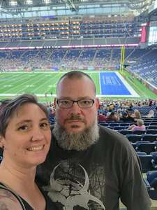 William attended Michigan Panthers	 - UFL vs Memphis Showboats on May 18th 2024 via VetTix 