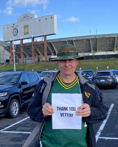 Curt with Misti and Charlotte attended Oakland Athletics - MLB vs Miami Marlins on May 4th 2024 via VetTix 