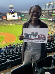Elaine attended Colorado Rockies - MLB vs San Diego Padres on Apr 23rd 2024 via VetTix 