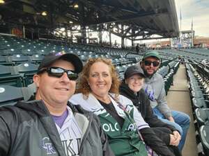 Shane and Family attended Colorado Rockies - MLB vs San Diego Padres on Apr 23rd 2024 via VetTix 