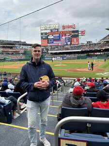 Noah attended Washington Nationals - MLB vs Los Angeles Dodgers on Apr 25th 2024 via VetTix 
