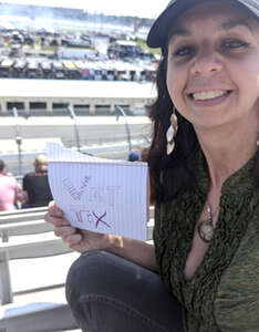 Melissa attended Wurth 400: NASCAR Cup Series on Apr 28th 2024 via VetTix 