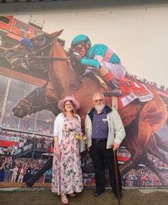 Richard attended The 149th Preakness Stakes on May 18th 2024 via VetTix 