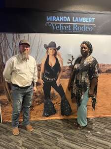 Aaron attended Miranda Lambert: Velvet Rodeo The Las Vegas Residency on Mar 27th 2024 via VetTix 