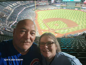 Brian attended Arizona Diamondbacks - MLB vs Chicago Cubs on Apr 15th 2024 via VetTix 
