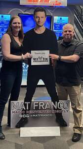 Steve attended Mat Franco on Mar 25th 2024 via VetTix 