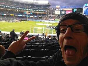 Aaron attended New York City FC - MLS vs New England Revolution on Apr 13th 2024 via VetTix 