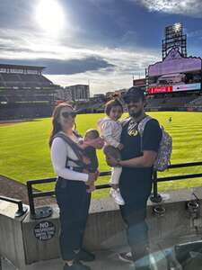 Isabella attended Colorado Rockies - MLB vs Seattle Mariners on Apr 19th 2024 via VetTix 