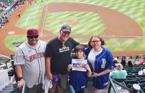 Alburt attended Arizona Diamondbacks - MLB vs Los Angeles Dodgers on May 1st 2024 via VetTix 