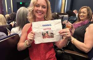 Anne attended The Cher Show on Apr 16th 2024 via VetTix 