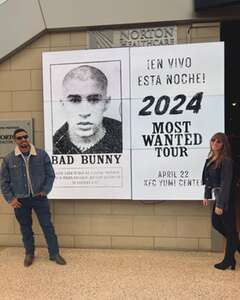 Elvin attended Bad Bunny - Most Wanted Tour on Apr 22nd 2024 via VetTix 