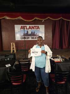 APRIL attended Atl Comedy Theater Norcross on Apr 18th 2024 via VetTix 
