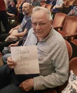 Larry attended The Classic Rock Show on Apr 17th 2024 via VetTix 