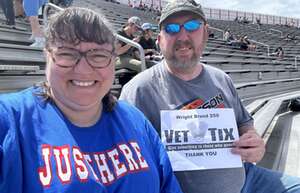 Michael attended Wright Brand 250: NASCAR Craftsman Truck Series on May 18th 2024 via VetTix 