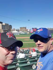 Steven attended Rochester Red Wings - Minor AAA vs Syracuse Mets on May 2nd 2024 via VetTix 