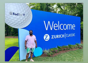 Gary attended Zurich Classic - PGA on Apr 27th 2024 via VetTix 