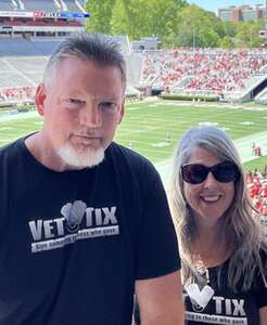 Jimmy attended G-day Red and Black Spring Game on Apr 13th 2024 via VetTix 