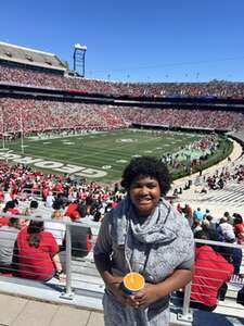 Kelly attended G-day Red and Black Spring Game on Apr 13th 2024 via VetTix 