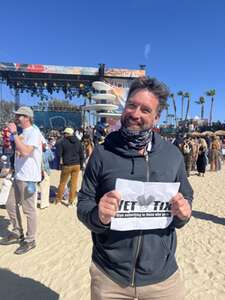 Erik attended Beachlife Festival on May 3rd 2024 via VetTix 