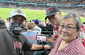 Justin attended Arizona Diamondbacks - MLB vs Cincinnati Reds on May 13th 2024 via VetTix 