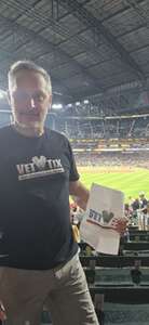 Ken attended Arizona Diamondbacks - MLB vs Cincinnati Reds on May 14th 2024 via VetTix 
