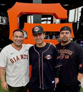 Francisco attended San Francisco Giants - MLB vs Cincinnati Reds on May 12th 2024 via VetTix 