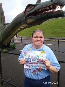 Margaret attended Jurassic Quest on Apr 19th 2024 via VetTix 