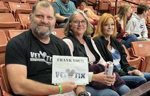 Stacy attended Greenville Swamp Rabbits - ECHL vs. Orlando Solar Bears - Kelly Cup Playoffs Round 1 Home Game 2 on Apr 22nd 2024 via VetTix 