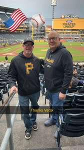 Paul D attended Pittsburgh Pirates - MLB vs Milwaukee Brewers on Apr 23rd 2024 via VetTix 