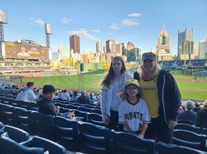 Belinda attended Pittsburgh Pirates - MLB vs Milwaukee Brewers on Apr 22nd 2024 via VetTix 