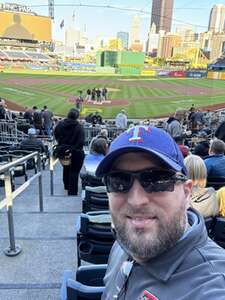James attended Pittsburgh Pirates - MLB vs Milwaukee Brewers on Apr 22nd 2024 via VetTix 