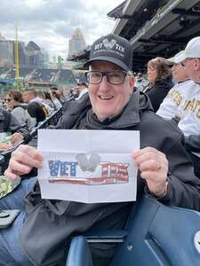 James attended Pittsburgh Pirates - MLB vs Milwaukee Brewers on Apr 25th 2024 via VetTix 